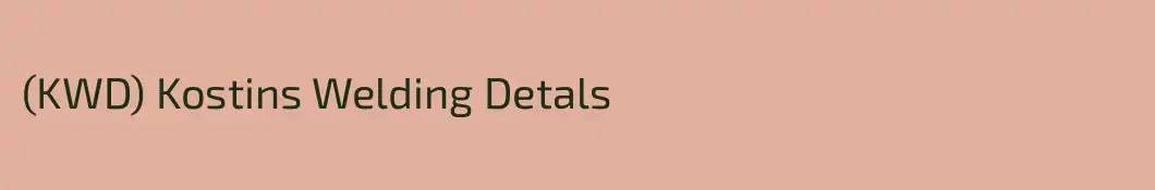 (KWD) Kostins Welding Detals